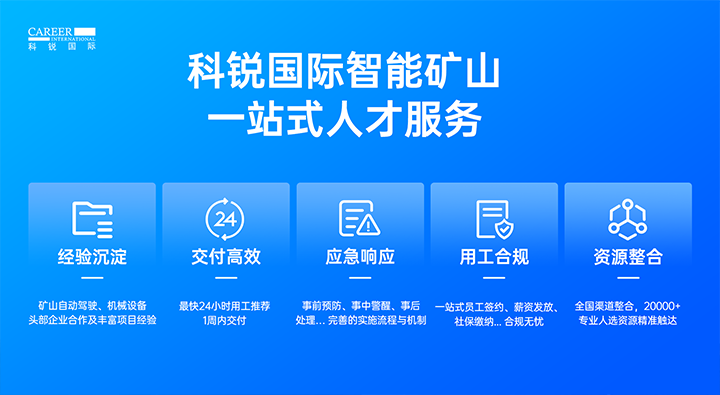 人力资源公司龙8头号玩家国际国际有完备的矿山人才整体解决方案